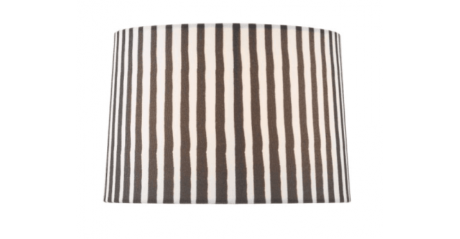 Där Lighting Sosa Black Cotton Tapered Square Shade 22cm