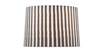 Sosa Black Cotton Tapered Square Shade 22cm