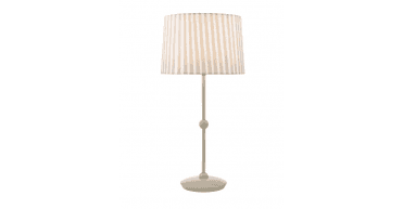 Sosa Table Lamp Matt Taupe With Shade