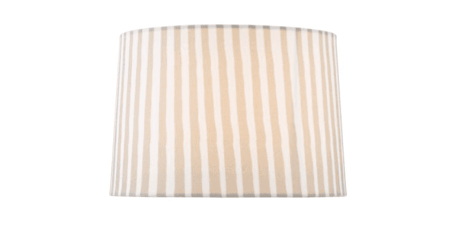 Där Lighting Sosa Taupe Cotton Tapered Drum Shade 22cm