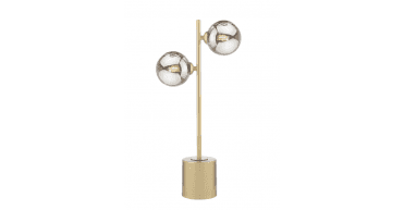 Spiral 2 Light Table Lamp Matt Gold Base Only