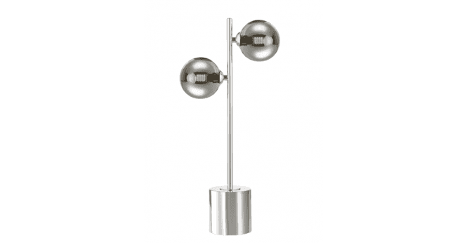 Där Lighting Spiral 2 Light Table Lamp Polished Chrome Fitting Only