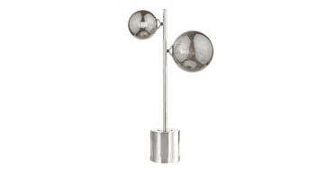 Spiral 2 Light Table Lamp Polished Chrome