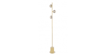 Spiral 3 Light Floor Lamp Matt Gold Base Only
