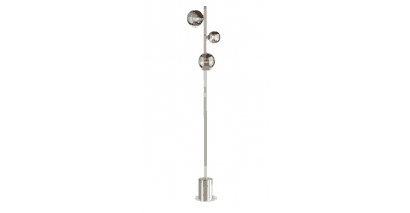 Spiral 3 Light Floor Lamp Polished Chrome