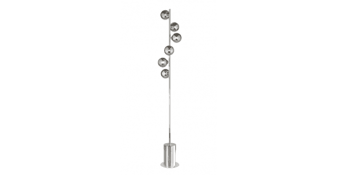 Där Lighting Spiral 6 Light Floor Lamp Polished Chrome Fitting Only