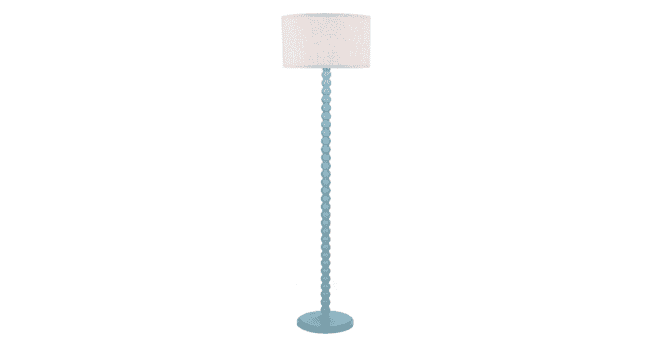 Där Lighting Spool Floor Lamp Blue Base Only
