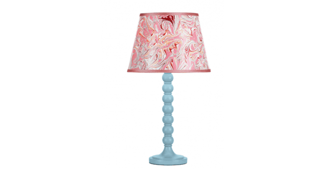Där Lighting Spool Table Lamp Blue Base Only
