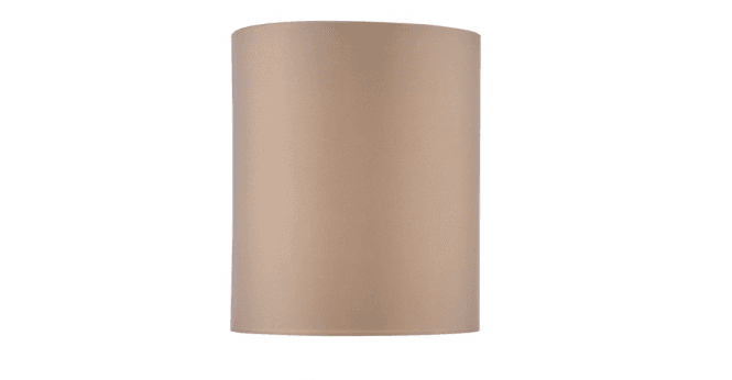 Där Lighting Suelita Taupe Cotton Cylinder Shade 18.5cm