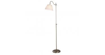 Suffolk Floor Lamp Antique Brass With Shade