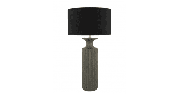 Sword Black Cotton Drum Shade 40cm