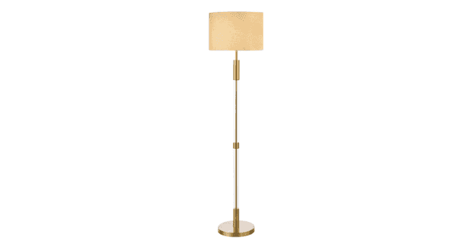 Där Lighting Sylvester Floor Lamp Antique Brass and Glass Base Only