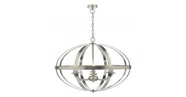 Symbol 6lt Pendant Satin Chrome