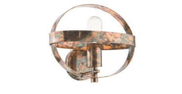 Symbol Wall Light Mottled Copper