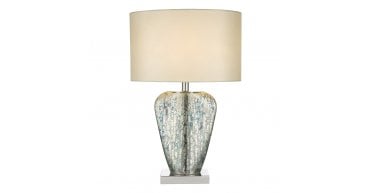 Syracuse Table Lamp Mercury Glass With Shade