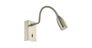 Tadley Wall Light Satin Nickel LED