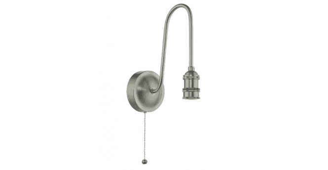 Där Lighting Tall Wall Light Antique Chrome Bracket Only