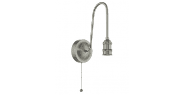 Tall Wall Light Antique Chrome Bracket Only