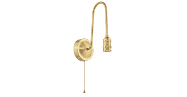 Tall Wall Light Natural Brass Bracket Only