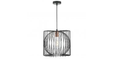 Taplow Pendant Black & Copper