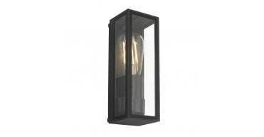 Taryn Outdoor Wall Light Matt Grey Glass IP65