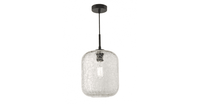 Där Lighting Tavia Pendant Matt Black and Glass