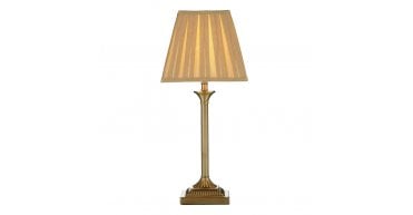 Taylor Table Lamp Antique Brass With Shade