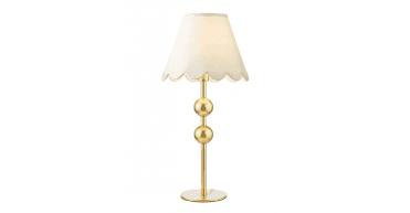 Tilda Table Lamp Satin Gold With Shade