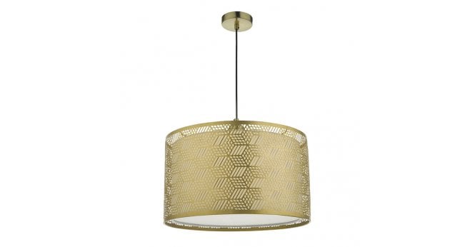 Där Lighting Tino Easy Fit Pendant Shade Gold