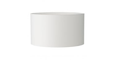 Tuscan Ivory Cotton Drum Shade 40cm
