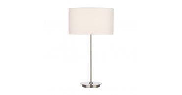 Tuscan Table Lamp Satin Chrome Base Only