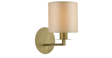 Tyler Wall Light Antique Bronze With Shade