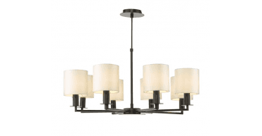 Tyler Wall Light Satin Nickel With Shade