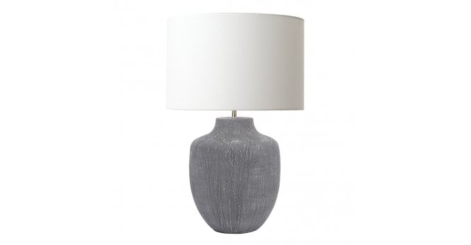 Där Lighting Udine Table Lamp Textured Grey