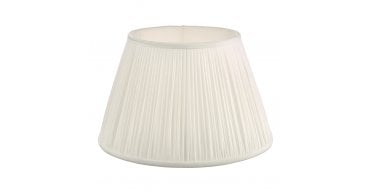 Ulyana Ivory Faux Silk Pleated Shade 35cm