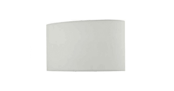 Där Lighting Utara Ivory Faux Silk Oval Shade 34cm