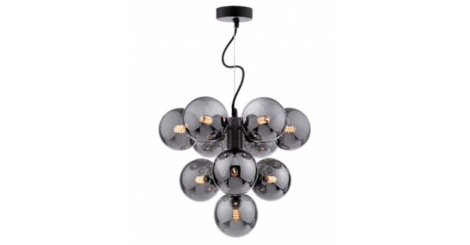 Där Lighting Vine 10 Light Pendant Satin Black Fitting Only