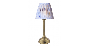 Virgil Rechargeable Table Lamp Matt Antique Brass Base Only LED