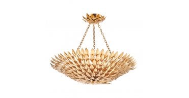 Volcano 5 Light Pendant Gold
