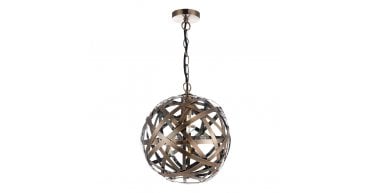 Voyage 1 Light Pendant Antique Copper Ball