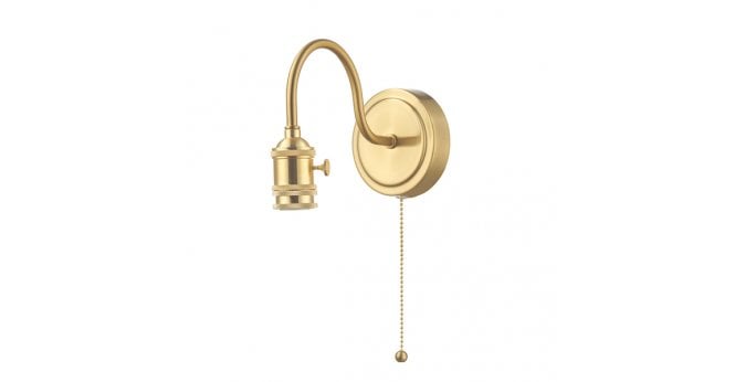 Där Lighting Wall Light Brass Bracket Only