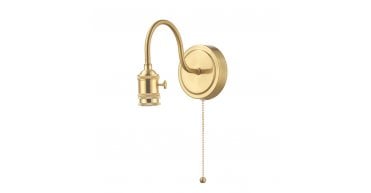 Wall Light Brass Bracket Only