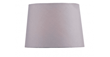 Wickford Grey Cotton Tapered Drum Shade 26cm