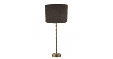 Wyman Large Rechargeable Table Lamp Antique Brass Base Only LED