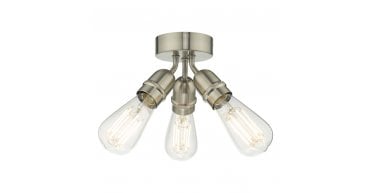 Yao 3 Light Flush Satin Nickel
