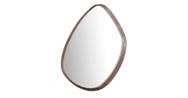 Zuna Mirror Brown Pine Effect 79 X 88cm