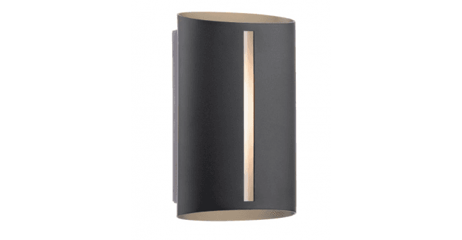 Där Lighting Zuzana Outdoor Wall Light Matt Black IP54