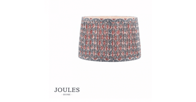 Dar Lighting Joules Folly Multi Coloured Cotton Tapered Drum Shade 25cm