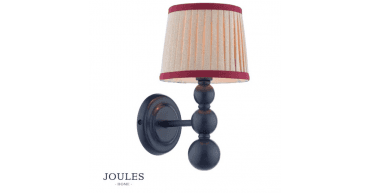 Joules Harewood Wall Light Matt Blue With Shade