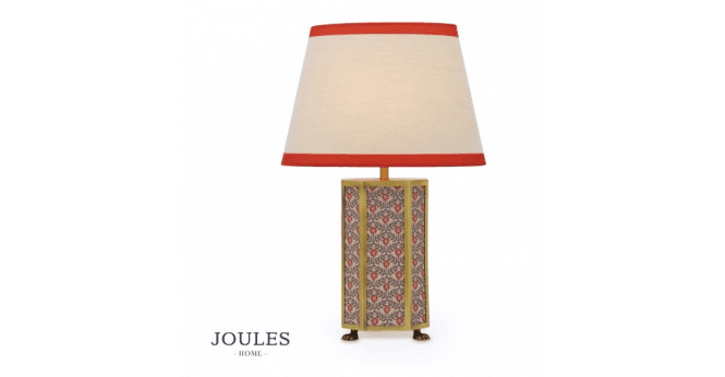 Dar Lighting Joules Helmingham Table Lamp Matt Antique Brass With Shade